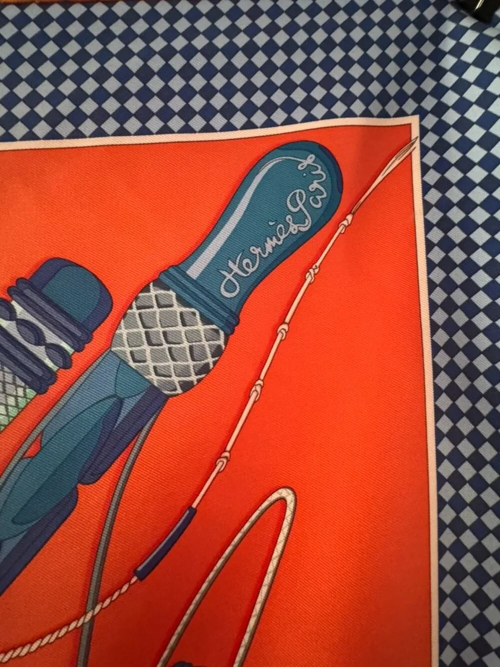 Orange Hermès - Whips and Crops - Scarf